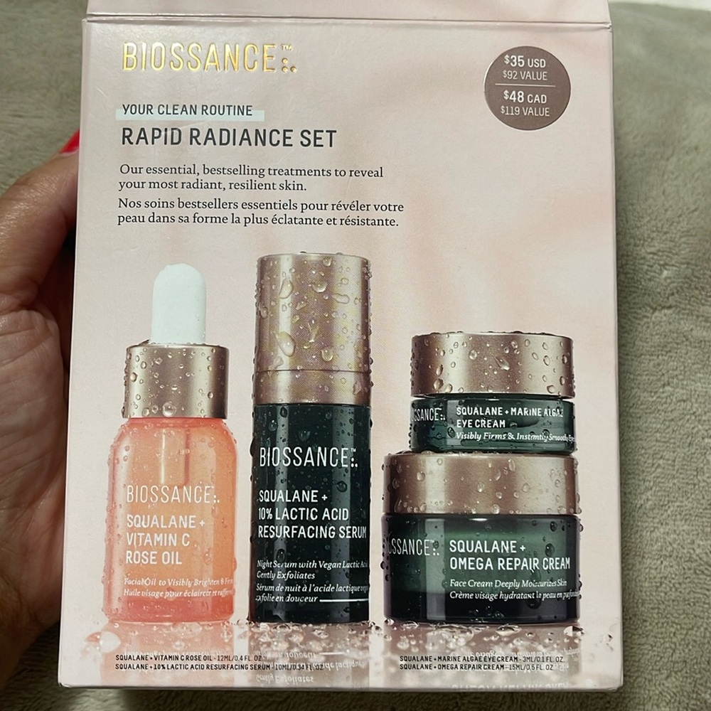 Biossance Rapid Radiance Set